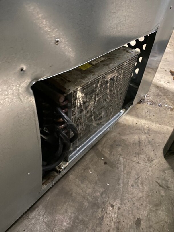 2018 Leader Commercial 2 Door Lowboy/ Worktop Cooler! All Stainless Steel! Model: LB60SC SN: AB03C0703A 115V 60HZ 1 Phase - Image 8 of 8