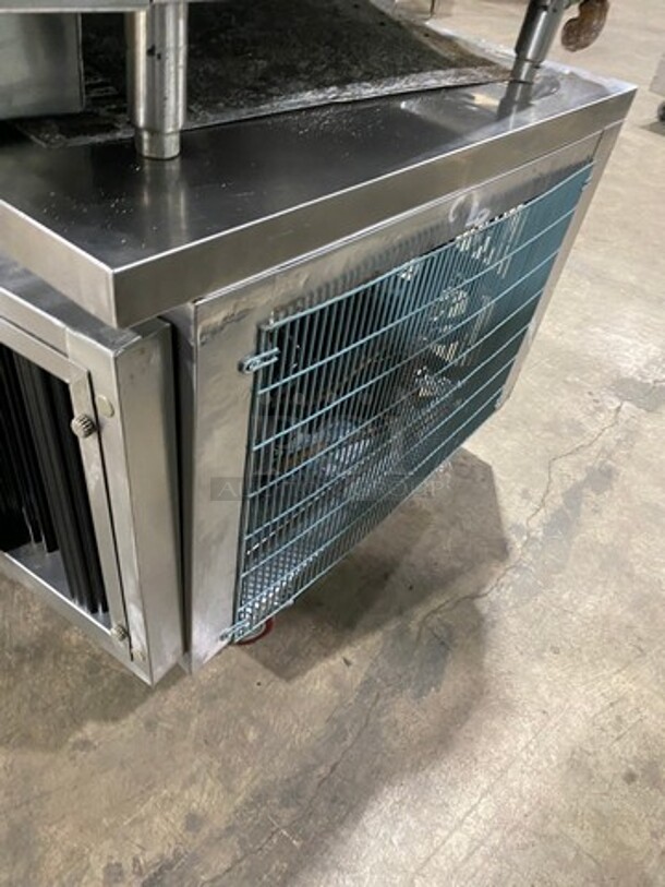 Leader Commercial Refrigerated Chef Base! With 4 Drawer Storage Space! All Stainless Steel! On Casters! - Image 2 of 6