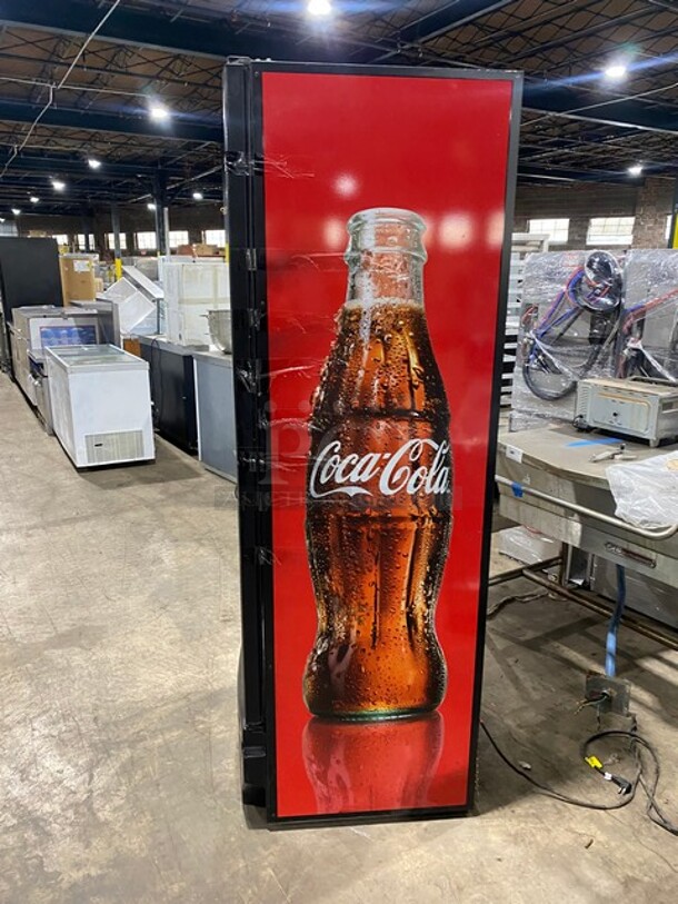 Imbera Commercial Single Door Reach In Refrigerator Merchandiser! With Poly Coated Racks! Model G319C02 Serial 111150711390! 115V 1Phase!  - Image 2 of 8