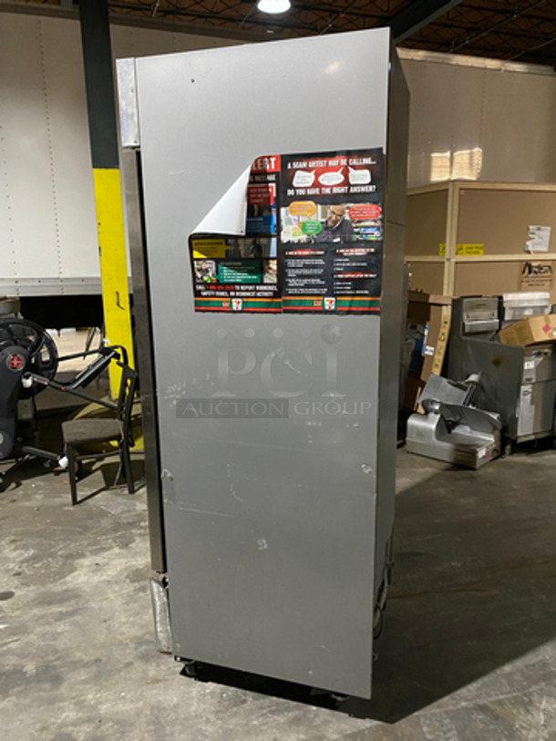 Beverage Air Commercial Single Door Reach In Freezer! All Stainless Steel! On Casters! Model: KF241AS SN: 9031075 115V 60HZ 1 Phase - Image 2 of 9