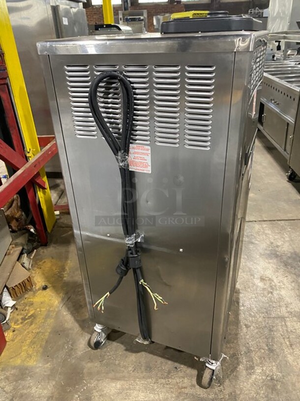 Taylor Commercial Floor Style 2 Flavor Frosty/Coolatta/Slushy Making Machine! With Milkshake Mixing Attachment! All Stainless Steel! Model 342D27 SN: K6106162 208-230V 1PH - Image 3 of 11