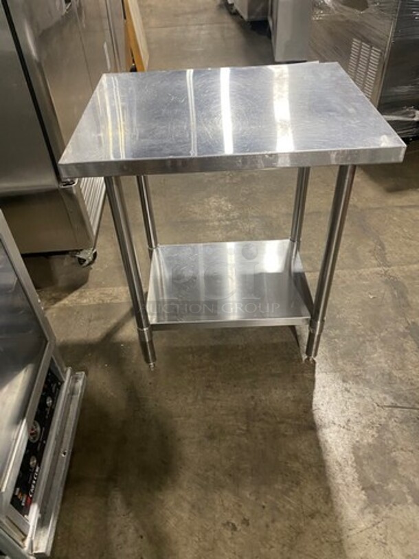 WOW! Solid Stainless Steel Work Top/ Prep Table! With Storage Space Underneath! On Legs! - Image 6 of 6