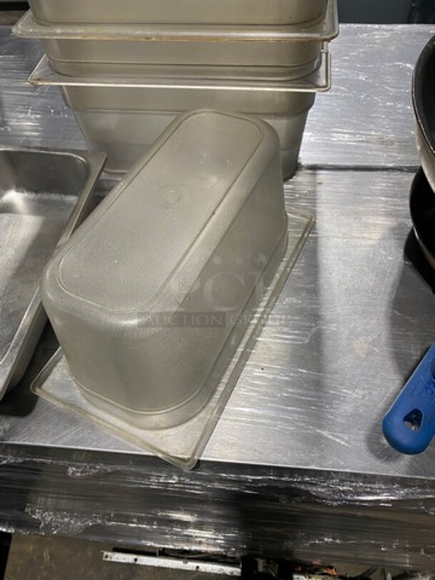 MISCELLANEOUS! Commercial Steam Table/ Prep Table Food Pans! Cambro Clear Poly Food Containers! 9x Your Bid! - Image 11 of 11