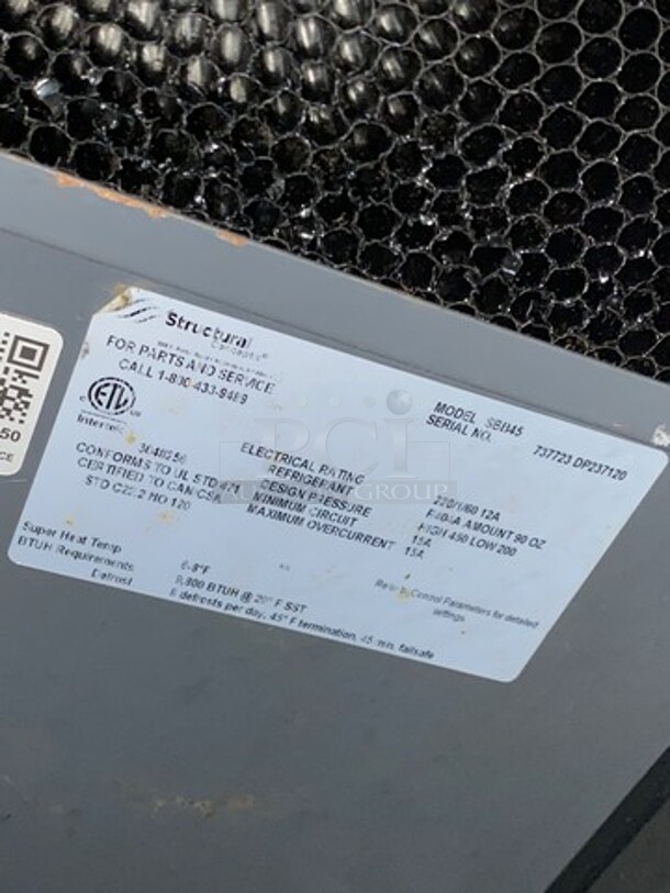 Structural Concepts Open Grab-N-Go Merchandiser! Model SBB45 Serial 737723DP237120! 220V 1 Phase!  - Image 6 of 8