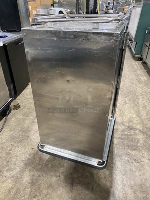 2013 Jones Zylon Commercial Single Door Dry Food Transport Cart! All Stainless Steel! On Casters! Model: ETCUA7 SN: 133831202 - Image 4 of 7
