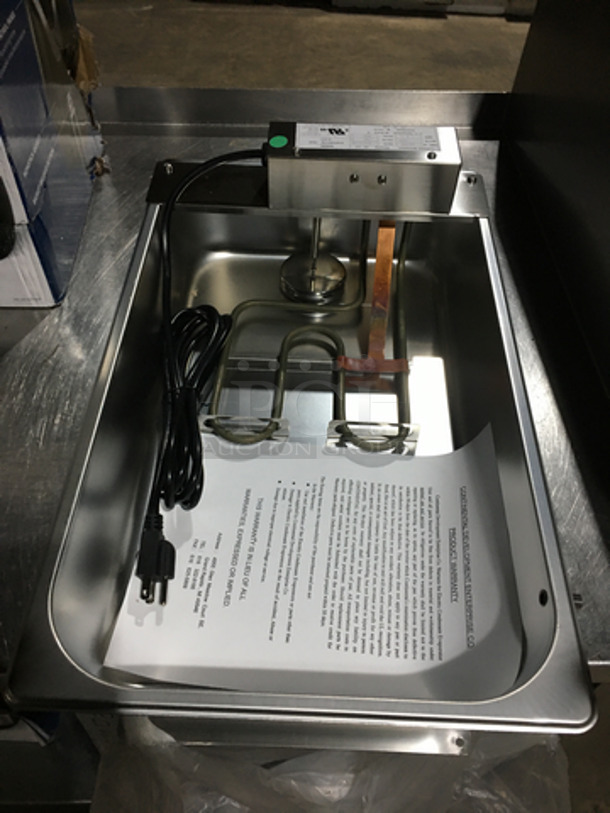 BRAND NEW! IN THE BOX! Stainless Steel Evaporator Tray Pan! 120V 60HZ - Image 2 of 7