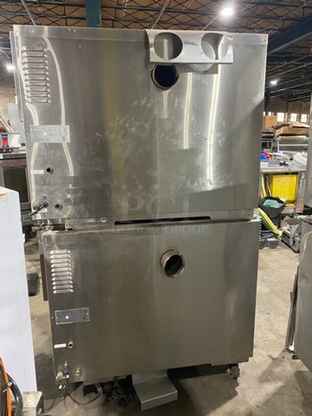 Hardt Commercial Natural Gas Powered Rotisserie Machine! With View Through Front Access Door! All Stainless Steel! Model: INFERNO3500 SN: 100935HFD11174 - Image 3 of 12