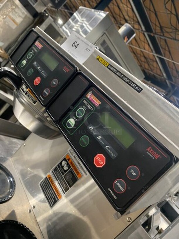 Bunn Commercial Countertop Dual Coffee Brewing Machine! With 4 Coffee Pot Warming Stations! All Stainless Steel! On Small Legs! Model: AXIOM2/2TWIN SN: AXTN034325 120/208/240V 60HZ 1 Phase - Image 6 of 9