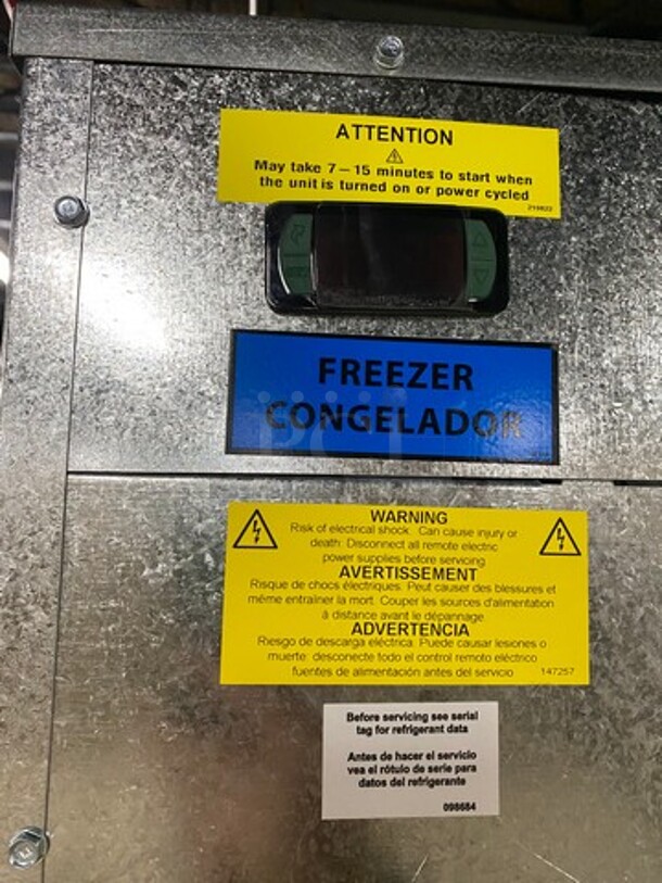 AWESOME! BRAND NEW! IN THE BOX! Norlake Commercial Self Contained 6x6 Walk-In Freezer! With Floor! Model KL66-CR-M! Self Contained Compressor/Blower 208/230V 1 Phase! - Image 11 of 12