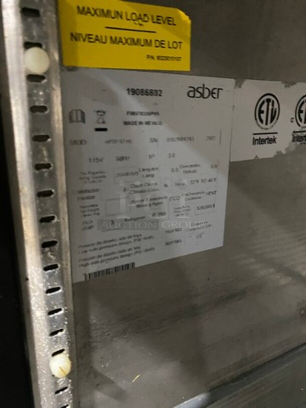 Asber Stainless Steel Commercial Pizza Prep Table w/ Oversized Cutting Board on Commercial Casters! 115 Volts, 1 Phase! - Image 8 of 11