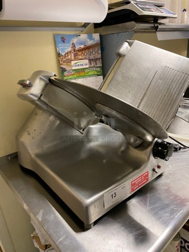 Berkel Commercial Countertop Deli/ Meat Slicer! All Stainless Steel! WORKING WHEN REMOVED! - Image 3 of 7