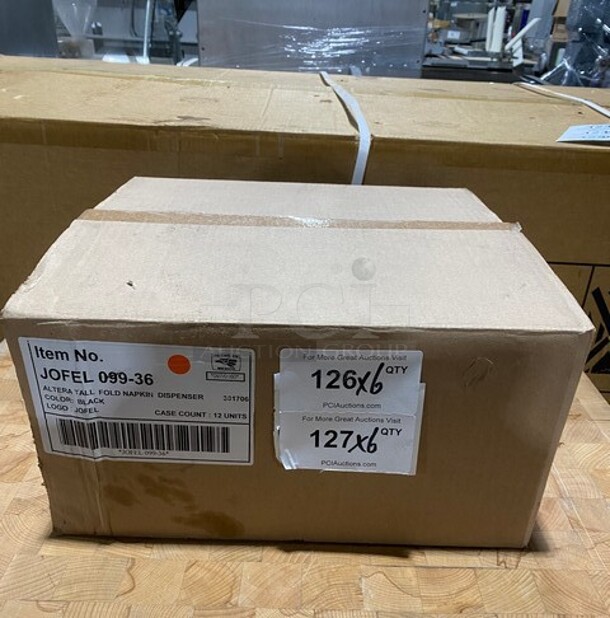 Brand New!  Black Altera Tall Fold Napkin Dispensers! 6x Your Bid! - Image 1 of 8