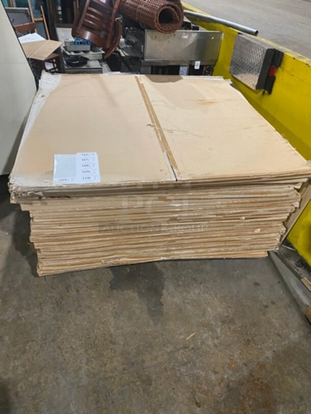 BEAUTIFUL! NEW! IN THE BOX! 60"Round Black Tabletop! 3x Your Bid! - Image 1 of 4