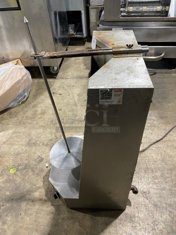 Auto Doner Commercial Countertop Natural Gas Powered Vertical Broiler Gyro Machine! All Stainless Steel! Model: G300 SN: 34295 - Image 4 of 11
