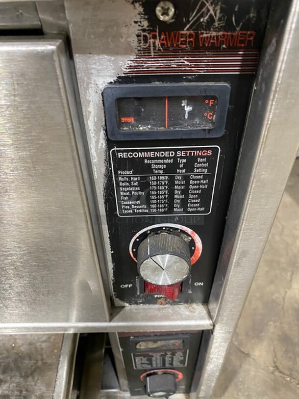 Hatco Commercial Countertop Electric Powered 3 Drawer Warmer! Solid Stainless Steel! - Image 7 of 8