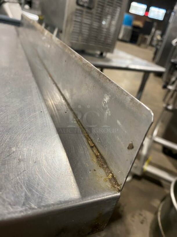 Solid Stainless Steel Work Top/ Prep Table! With Storage Space Underneath! On Legs! - Image 7 of 7