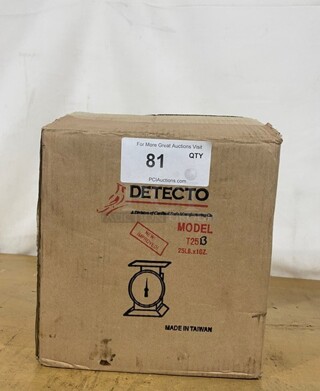 Detecto 25LB Mechanical Portion Control Dial Scale! MODEL T25