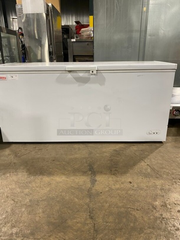 NEW! Galaxy Commercial Reach Down Chest Freezer! With Hinged Top Lid! Model: 177CF20HC SN: BD650X10320L9QA147 115V 60HZ 1 Phase