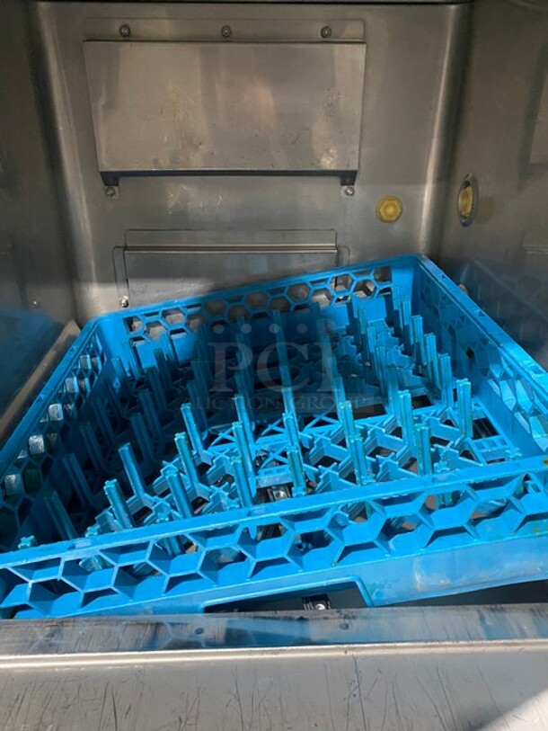 Sweet! LATE MODEL Hobart Commercial Under The Counter Dishwasher! With Dish Rack! All Stainless Steel! Model LXER Serial 231186908! 120/208-240V 1Phase! - Image 6 of 10