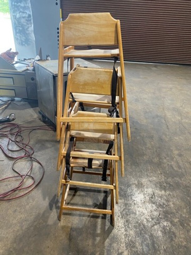 Wooden Highchair! With Child Safety Straps! 5x Your Bid! - Image 3 of 3