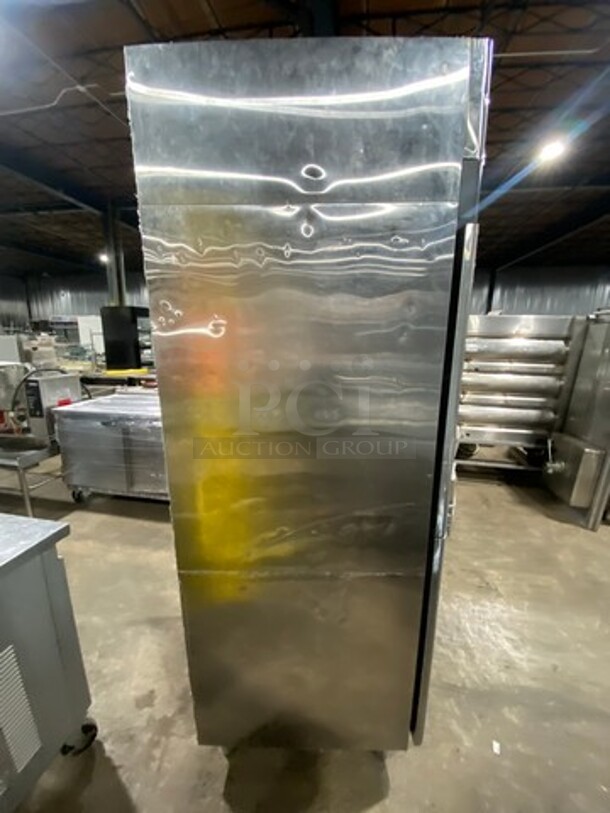 Turbo Air Commercial Split Door Reach In Refrigerator! With Poly Coated Racks! All Stainless Steel! On Legs! Model: M3R242 SN: M3R2H65002 115V 60HZ 1 Phase - Image 4 of 9