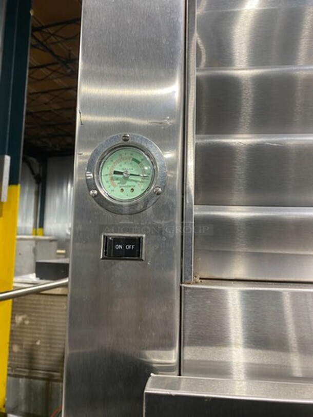 Traulsen Commercial 4 Split Door Reach In Cooler! With Poly Coated Racks And Built In Pan Racks! All Stainless Steel! On Casters! Model: AHT232NUT122 SN: T722770L99 115V 1 Phase - Image 10 of 12