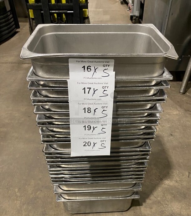 Stainless Steel Gelato/Food Pan! 5x Your Bid!