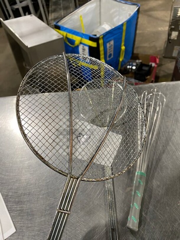 MISCELLANEOUS! Assorted Size Mesh Strainer And Handheld Whisk! 3x Your Bid! - Image 3 of 5