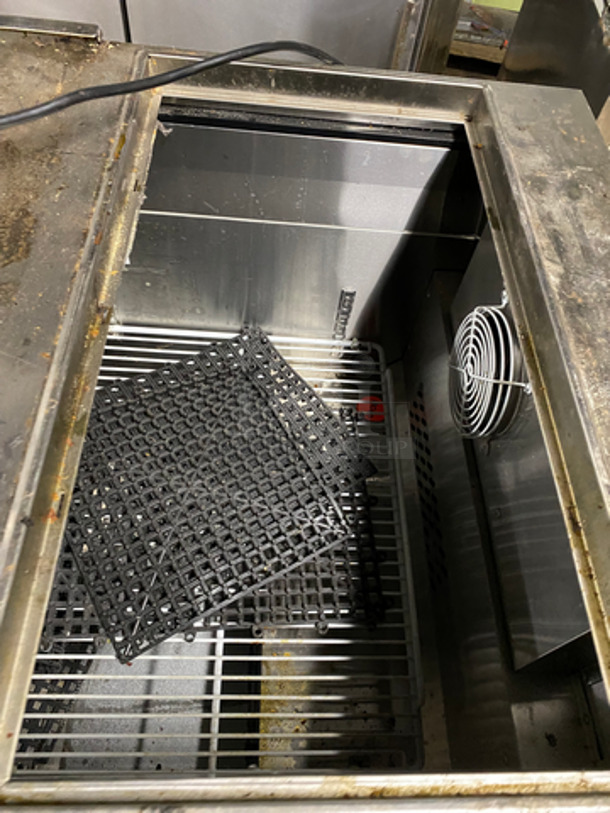 Atosa Commercial Refrigerated Sandwich Prep Table! Single Door Storage Space Underneath! All Stainless Steel! On Casters! NOT TESTED! - Image 5 of 8