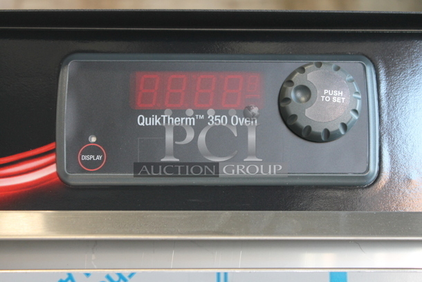 BRAND NEW! CresCor RO151RUA3502083 Quiktherm 350 Stainless Steel Commercial 2 Half Size Door Cook and Hold Cabinet on Commercial Casters. 208 Volts, 3 Phase.  Stock Pictures Used. - Image 2 of 5
