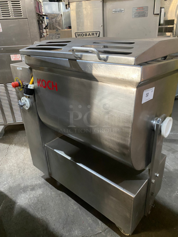 GREAT! Koch Commercial Floor Style Meat Seasoning/Mixing Tumbler! All Stainless Steel! On Casters! Model: A-150 SN:108810-2000 208V 60HZ - Image 2 of 8