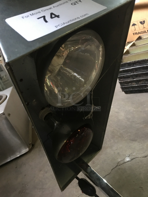 Vollrath Countertop Food Warmer Heat Lamp Stand! All Stainless Steel! Model: OHC-500 SN: B26214 120V - Image 5 of 6