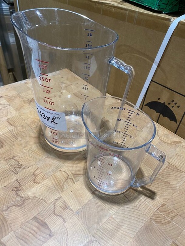 New! Poly Measuring Cup With Handle! 2x Your Bid! - Image 2 of 8