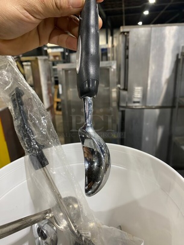 ALL ONE MONEY! MISCELLANEOUS ITEMS! Includes Ladles, Coffee Scoops, Milk Frothing Pitchers And More! - Image 8 of 12