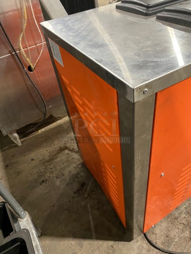 All Stainless Steel 3 Handle Electric  Counter Top Ice cream Machine! MODEL YKF826T 110V  - Image 5 of 11
