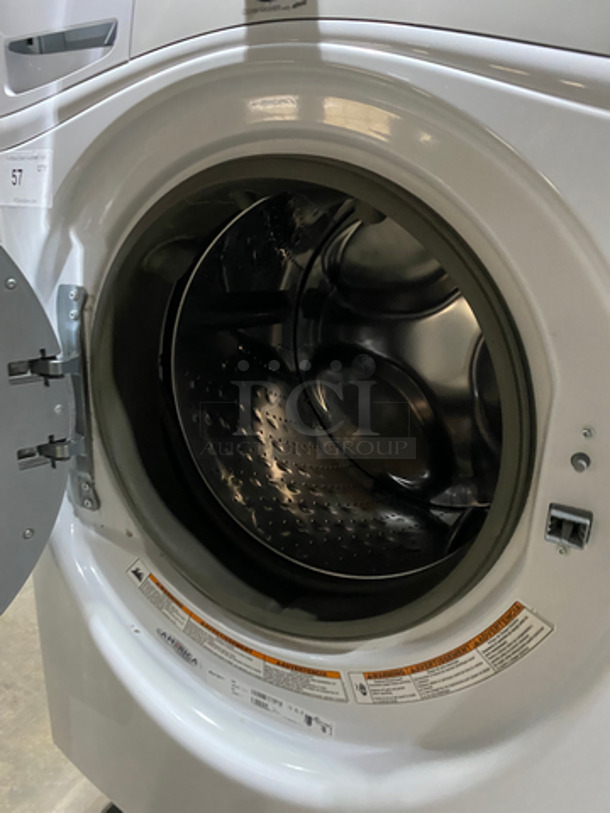 White Whirlpool Duet Washer! Front Load! With Many Washer Settings! Model: WFW8740DW1 SN: C62251561! Working! - Image 5 of 11