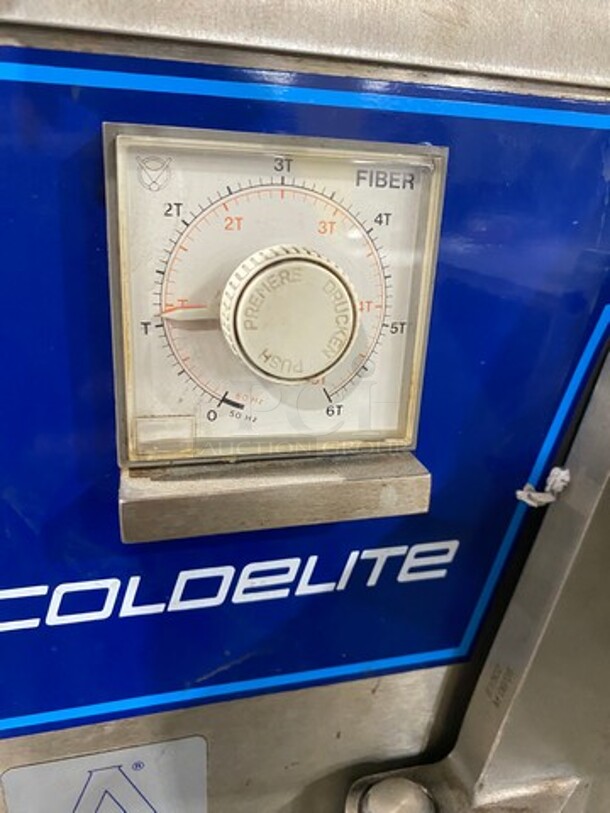 Coldelite Commercial Gelato/ Ice Cream Batch Freezer Machine! All Stainless Steel! Model: LB500 SN: 109307 208/230V 60HZ 3 Phase - Image 8 of 11