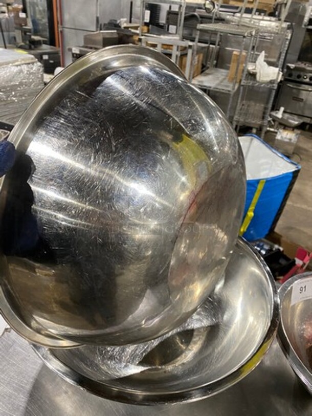 ALL ONE MONEY! Assorted Size Stainless Steel Mixing Bowls! - Image 4 of 7