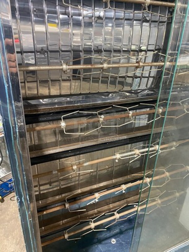 LATE MODEL! 2016 Globex Commercial LP Powered Rotisserie Machine! With View Through Door! All Stainless Steel! On Casters! Model: FRT6 SN: 1617921 - Image 5 of 11