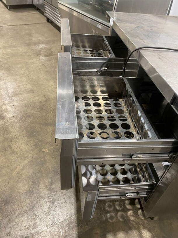 Continental Commercial Refrigerated 4 Drawer Chef Base! All Stainless Steel! On Casters! 115V 1 Phase! Model: SW60 SN: 15711459! - Image 5 of 8