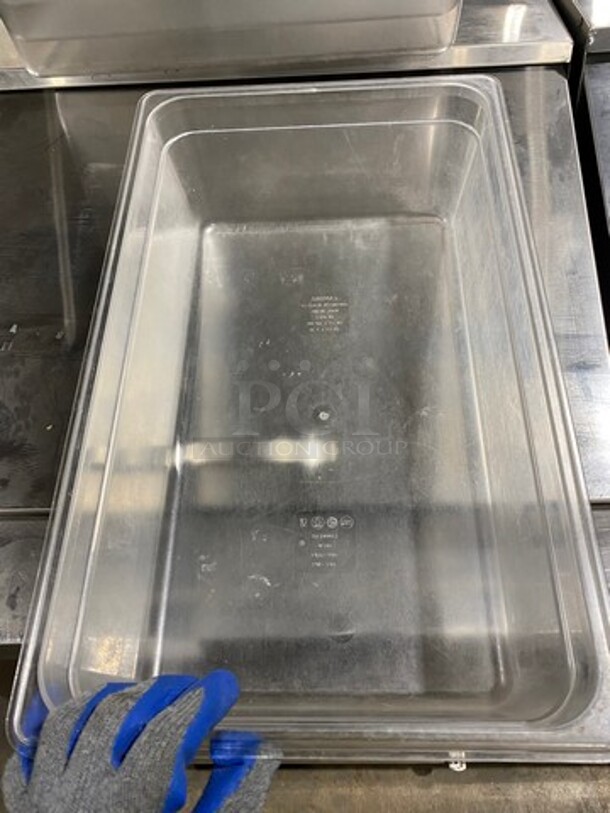 Cambro Clear Poly Food Pan! 1/1x6"! 7x Your Bid! - Image 4 of 8