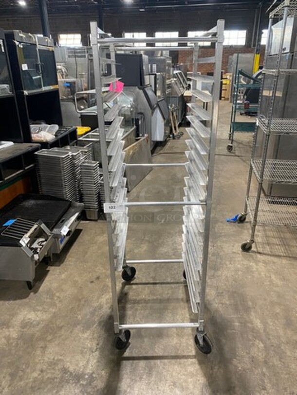 Metal Commercial Pan Transport Rack! On Casters! - Image 1 of 6