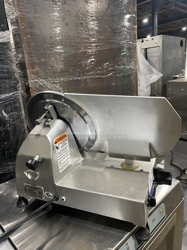 Chefmate Commercial Countertop Deli Meat Slicer! All Stainless Steel! Model GC 12 SN:134483! 115V 1Phase! - Image 2 of 8