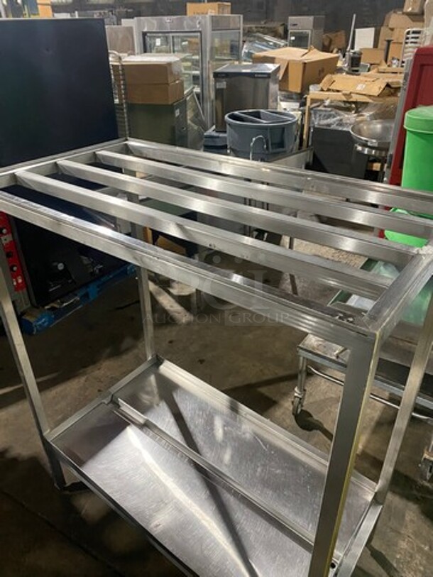 WOW! All Stainless Steel Commercial CUSTOM MADE Keg Rack! On Legs! - Image 7 of 8