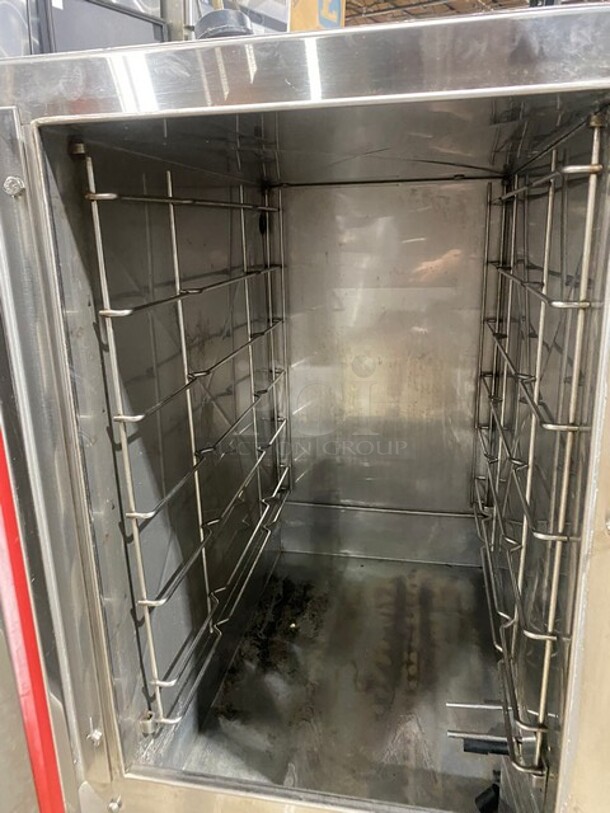 LoLo Commercial Electric Powered Countertop Steamer! All Stainless Steel! With Built In Pan Holding Racks! 208/240V 3/1 Phase! Model: ST-6E SN: J141719-1-1! - Image 5 of 8