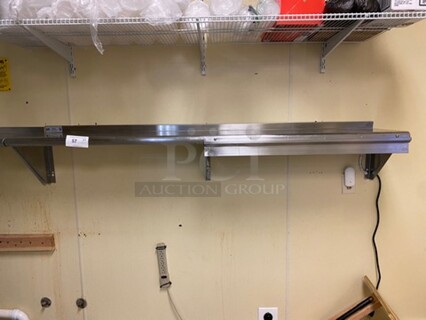 Commercial Solid Stainless Steel Wall Mount Shelf!