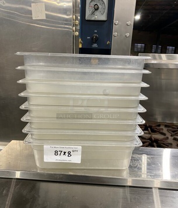 Cambro Clear Poly 1/3x4