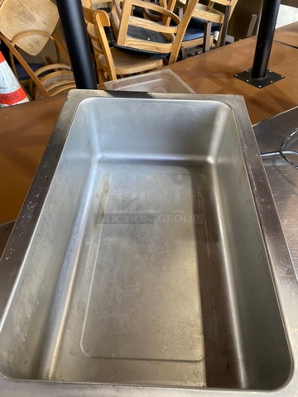 Winco Commercial Countertop Single Well Food Warmer! All Stainless Steel! Model: FWS600 SN: FWS60010014891 120V - Image 6 of 9