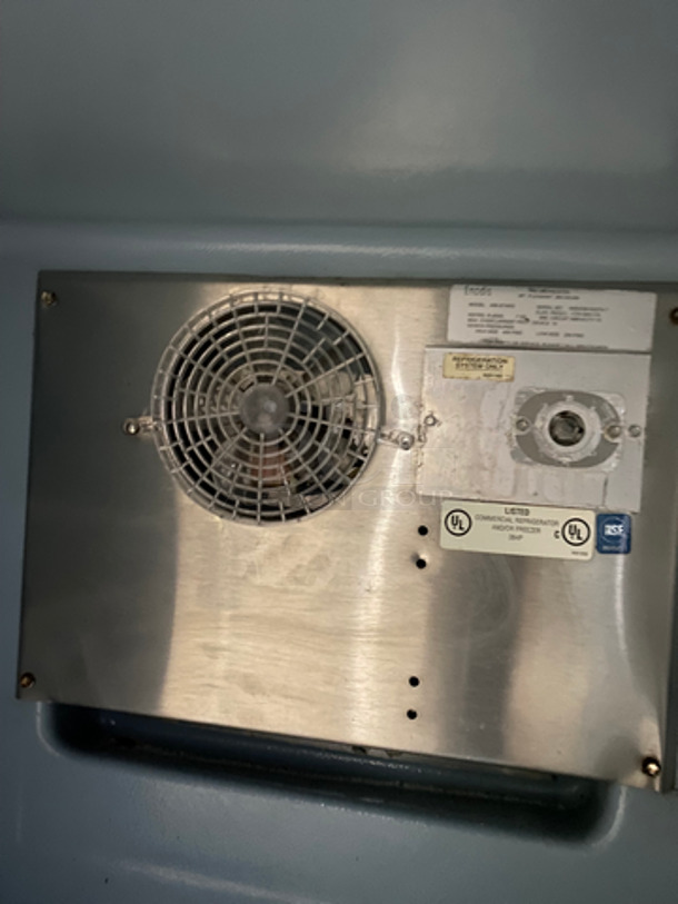 Delfield Commercial Single Door Lowboy/Worktop Cooler! All Stainless Steel! Model: 406STAR2 SN: 0605036103374T 115V 60HZ 1 Phase - Image 6 of 8