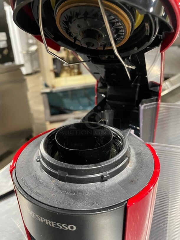 Nespresso Countertop Coffee Maker! Model ENV135R Serial 80426s300075! 120V! - Image 5 of 9